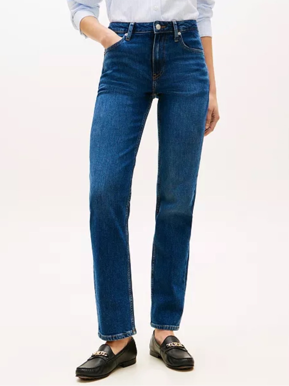 NWT Tommy Jeans Classic Straight Mid arise 26